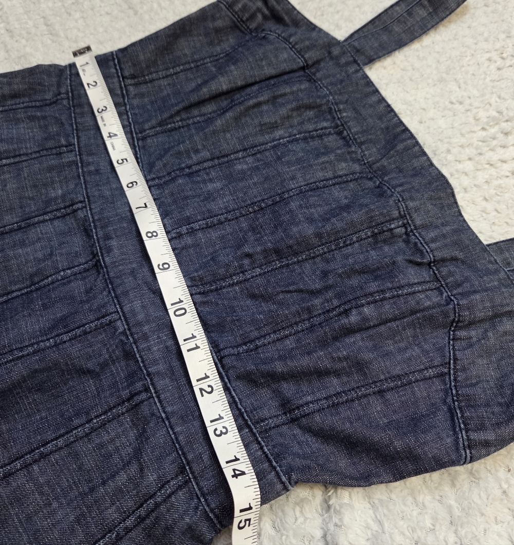 GAP Dark Blue Denim Mini Dress - Picture 3 of 7